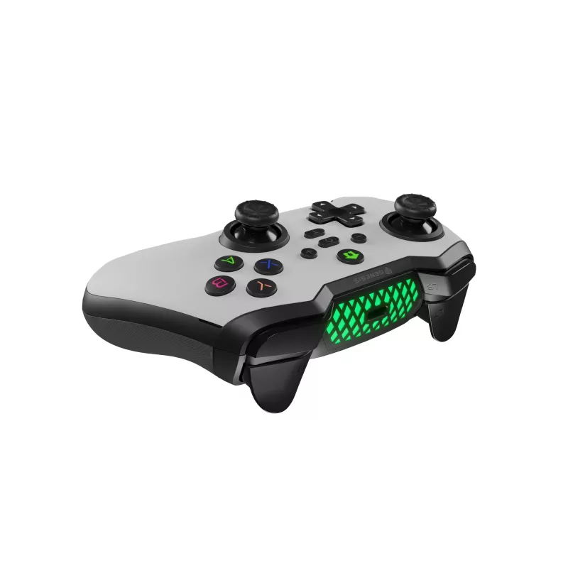 GENESIS Mangan 400 White Bluetooth Gamepad Analog / Digital Android, MAC, Nintendo Switch, PC, iOS