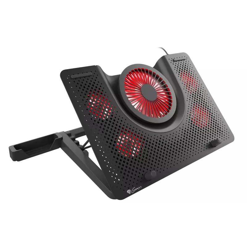 GENESIS Oxid 550 Laptop-Kühlpad 43,9 cm (17,3 Zoll) 2800 U/min Schwarz