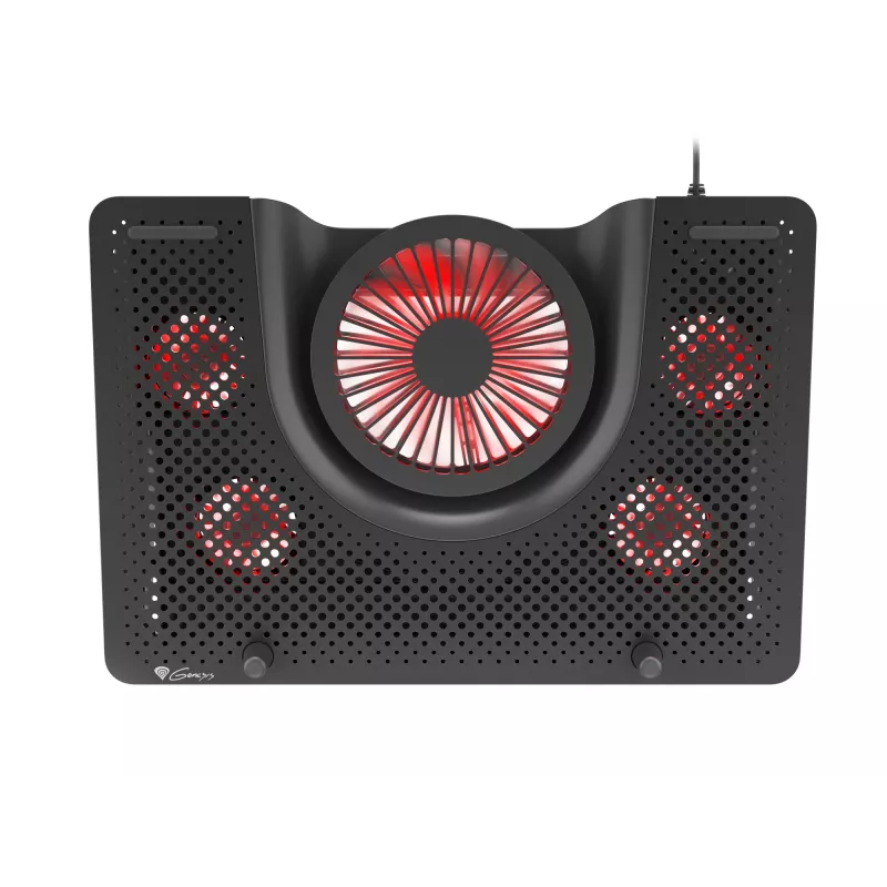 GENESIS Oxid 550 Laptop-Kühlpad 43,9 cm (17,3 Zoll) 2800 U/min Schwarz