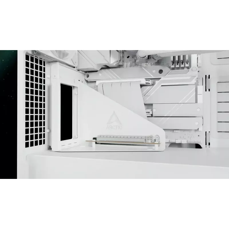 ARCTIC Xtender VG (Weiß) Premium E-ATX PC-Gehäuse mit vertikaler GPU-Montage