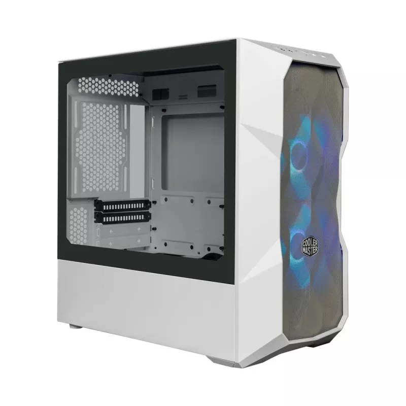 COOLER MASTER CPU Gehäuse Masterbox TD300 Mesh Mid Tower Weiß