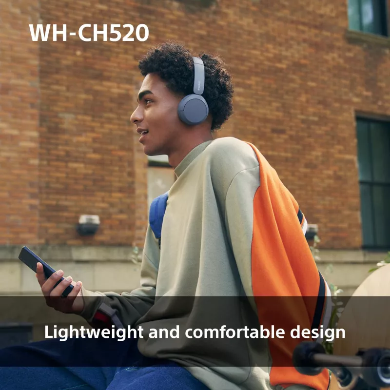 Sony WHCH520Y.CE7, Kabellos, Anrufe/Musik, 20 - 20000 Hz, 147 g, Headset, Gelb