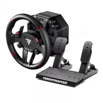Thrustmaster T598 Schwarz, Rot USB Lenkrad + Pedale Analog / Digital PC, PlayStation 4, PlayStation 5