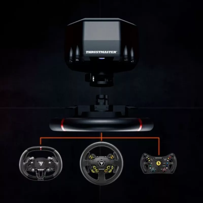 Thrustmaster T598 Schwarz, Rot USB Lenkrad + Pedale Analog / Digital PC, PlayStation 4, PlayStation 5