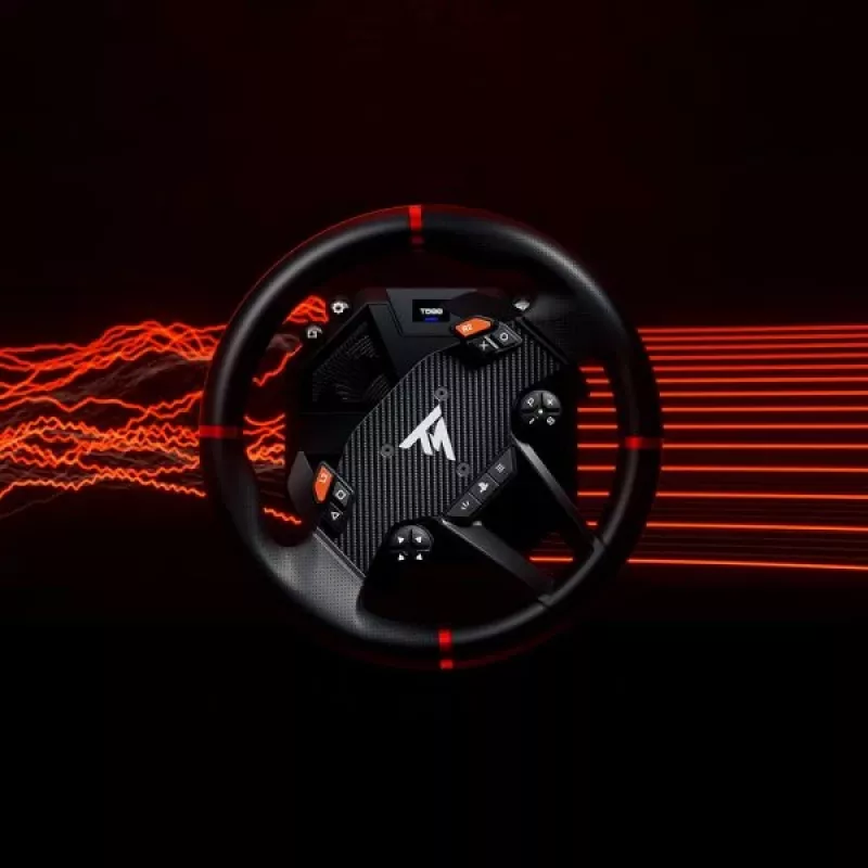 Thrustmaster T598 Schwarz, Rot USB Lenkrad + Pedale Analog / Digital PC, PlayStation 4, PlayStation 5