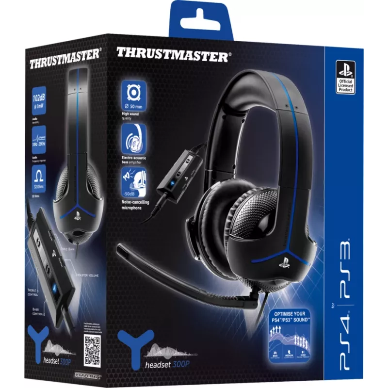 Thrustmaster Y-300P Headset Kabelgebunden Head-band Gaming Schwarz