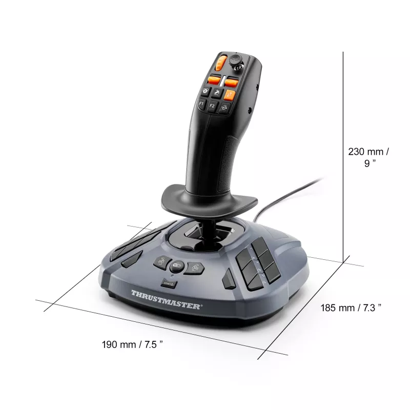 Thrustmaster SimTask FarmStick, Multifunktions-Joystick für die Landwirtschaft