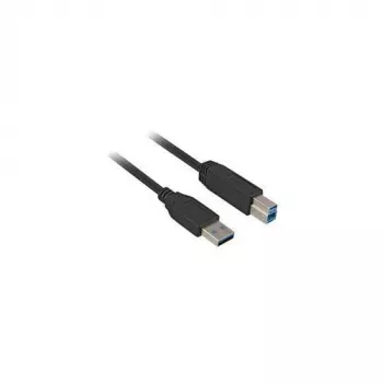 Sharkoon USB-Kabel 5m USB 3.2 Gen 1 USB A USB B Schwarz