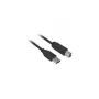 Sharkoon USB-Kabel 5m USB 3.2 Gen 1 USB A USB B Schwarz