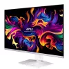 MSI MPG 321URXWDE QD-OLED Computermonitor 80 cm (31,5 Zoll) 3840 x 2160 Pixel 4K Ultra HD Weiß