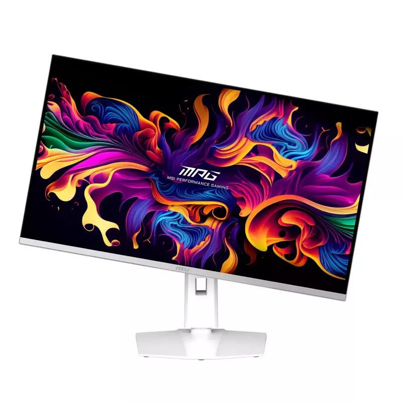 MSI MPG 321URXWDE QD-OLED Computermonitor 80 cm (31,5 Zoll) 3840 x 2160 Pixel 4K Ultra HD Weiß