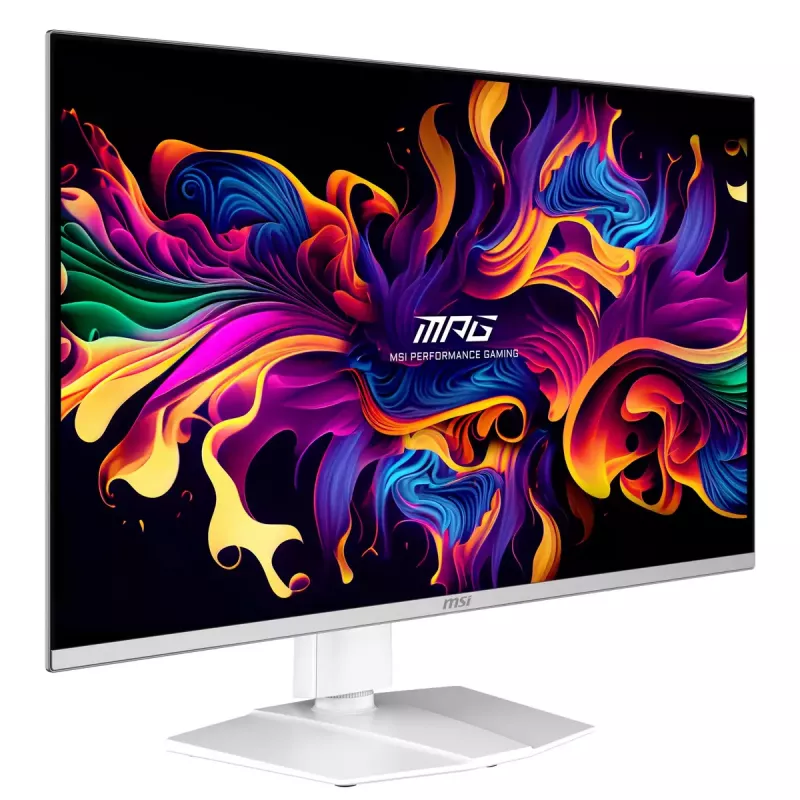 MSI MPG 321URXWDE QD-OLED Computermonitor 80 cm (31,5 Zoll) 3840 x 2160 Pixel 4K Ultra HD Weiß