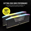 CORSAIR Speicher 32GB DDR5 (2x16GB) DRAM 6400MT/s CL36 Speicherkit Vengeance RGB – Schwarz