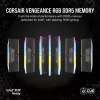 CORSAIR Speicher 32GB DDR5 (2x16GB) DRAM 6400MT/s CL36 Speicherkit Vengeance RGB – Schwarz