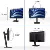 Philips 3000 series 24B2U3301/00 Computer-Monitor 60,5 cm (23,8 Zoll) 1920 x 1080 Pixel Full HD LCD Schwarz