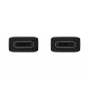 Samsung EP-DN975 - USB-Kabel - USB-C (M) bis USB-C (M) - USB 2.0 - 1 m - USB-Stromversorgung (5A, 100 W) - Schwarz - für Galaxy Note10, Note10+, Note1