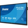 iiyama TE7513A-B1AG Signage Display Interaktives Flachdisplay 190,5 cm (75 Zoll) Wi-Fi 500 cd/m² 4K Ultra HD Schwarz Touchscreen Integrierter Prozessor Android 18/7