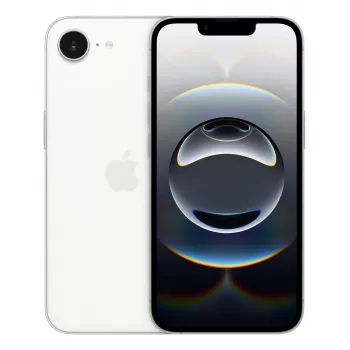 Smartphone Apple iPhone 16e — 6,1 Zoll (15,5 cm) Display, A18, 512 GB, Dual SIM, 5G, 48 MP Rückkamera, Weiß