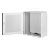 DIGITUS 12U Wandmontageschrank, SOHO, unmontiert 595x540x400 mm, perforierte Fronttür, grau