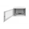 DIGITUS 7U Wandmontageschrank SOHO unmontiert 370x540x400 mm perforierte Fronttür grau