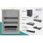 DIGITUS 10in network bundle incl. 9U cabinet Schwarz shelf PDU 8-port switch CAT6 patch panel