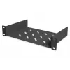 DIGITUS 10in network bundle incl. 9U cabinet Schwarz shelf PDU 8-port switch CAT6 patch panel