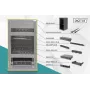 DIGITUS Netzwerk-Bundle, 10 Zoll, inkl. 12U Schrank, schwarz und verschiedene