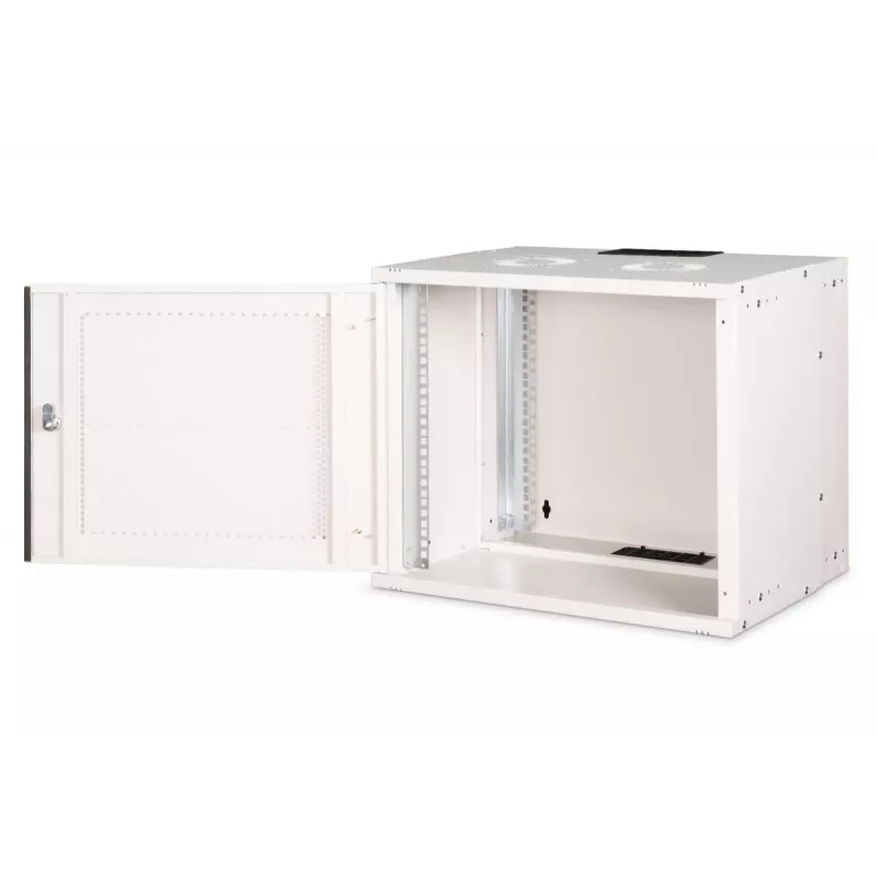 DIGITUS 19 Zoll 9U Wandgehäuse SOHO Pro perforierte Tür 460 x 540 x 400 mm unmontiert grau