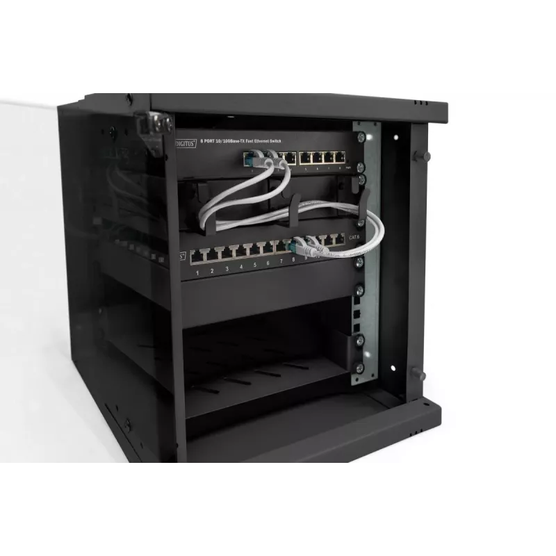 DIGITUS 10IN 6U Wandgehäuse - SOHO PRO 325 x 315 x 300 mm schwarz