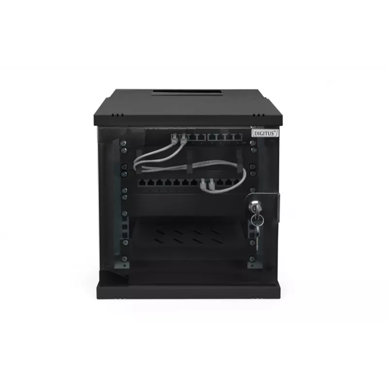 DIGITUS 10IN 6U Wandgehäuse - SOHO PRO 325 x 315 x 300 mm schwarz