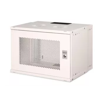DIGITUS 19 Zoll 7U Wandgehäuse - SOHO Pro perforierte Tür 370 x 540 x 400mm unmontiert grau