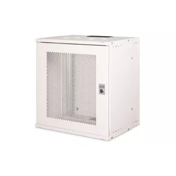 DIGITUS 19 Zoll 12U Wandmontageschrank SOHO Pro perforierte Tür 595 x 540 x 400mm unmontiert gr