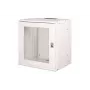 DIGITUS 19 Zoll 12U Wandmontageschrank SOHO Pro perforierte Tür 595 x 540 x 400mm unmontiert gr