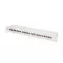 DIGITUS Patch Panel, CAT6A geschirmt, 1U, 24-Port, 8P8C, schwarz RAL 9005, 483