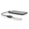 DIGITUS USB 2.0 Adapterkabel, OTG, Typ Micro B - A M/F, 15 cm, USB 2.0 konform, rechtwinklig, Schwarz