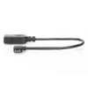 DIGITUS USB 2.0 Adapterkabel, OTG, Typ Micro B - A M/F, 15 cm, USB 2.0 konform, rechtwinklig, Schwarz