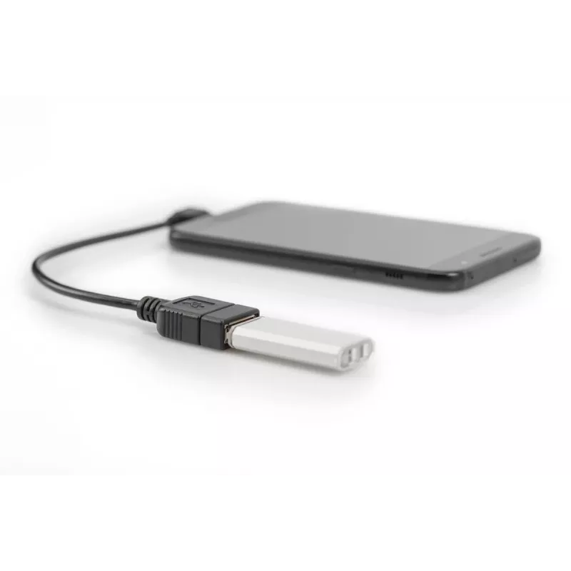 DIGITUS USB 2.0 Adapterkabel, OTG, Typ Micro B - A M/F, 15 cm, USB 2.0 konform, rechtwinklig, Schwarz