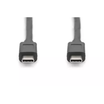 DIGITUS USB Type-C Verbindungskabel, type C to C M/M, 1m Gen2 Schwarz (AK-300139-010-S)