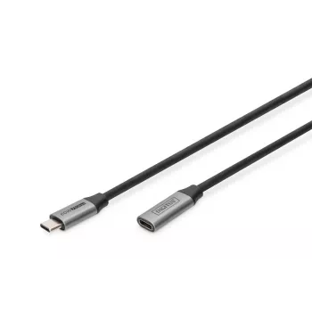 DIGITUS USB-C/M auf USB-C/W PD60W Gen1 USB3.0 Verlängerungskabel 1m 4K@60Hz