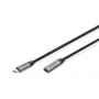 DIGITUS USB-C/M auf USB-C/W PD60W Gen1 USB3.0 Verlängerungskabel 1m 4K@60Hz