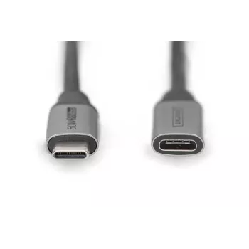 DIGITUS USB-C/M auf USB-C/W PD60W Gen1 USB3.0 Verlängerungskabel 1m 4K@60Hz
