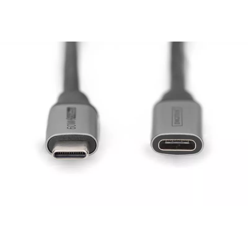 DIGITUS USB-C/M auf USB-C/W PD60W Gen1 USB3.0 Verlängerungskabel 1m 4K@60Hz