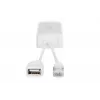 DIGITUS Gigabit USB-A PoE Splitter USB TYPE A Female