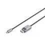 DIGITUS USB Type C to DP adapter Kabel 8Ka30Hz. HBR3 Alu Housing Schwarz 1m