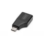 Digitus 4K USB Adapter USB-C auf HDMI-A Schwarz Aluminium