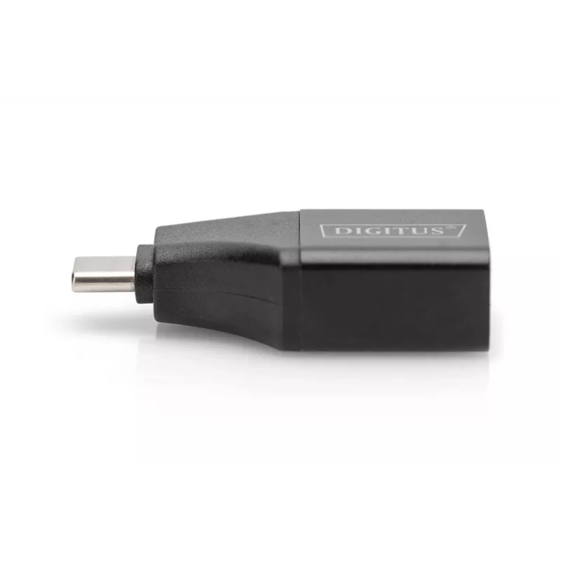 Digitus 4K USB Adapter USB-C auf HDMI-A Schwarz Aluminium