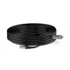 DIGITUS USB-C 3.2 Gen1 - RJ45 Ethernet-Kabel - CAT6a S/FTP Schwarz - 15m