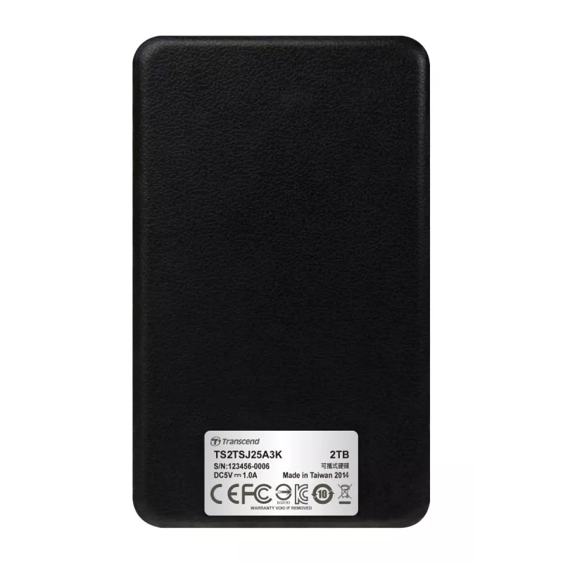 TRANSCEND Storejet 25a3 2TB SATA 2.5in USB3.0 Schwarz