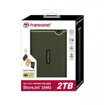 TRANSCEND StoreJet 25M3 2 TB SATA 2,5 Zoll USB 3.0 Militärgrün