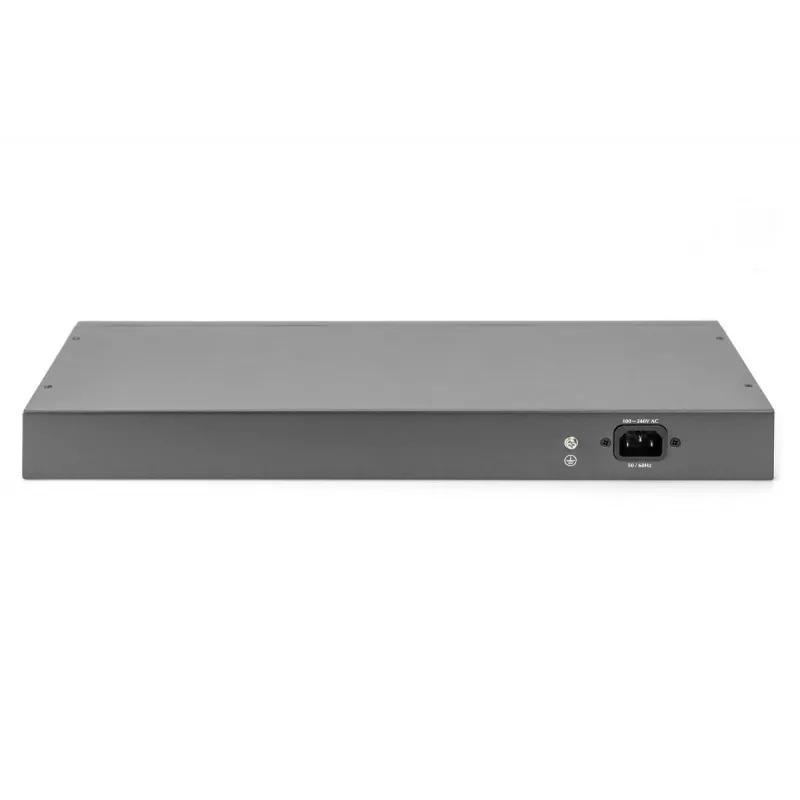 DIGITUS 24-Port Fast Ethernet PoE Switch 2G Combo TP/SFP 390W